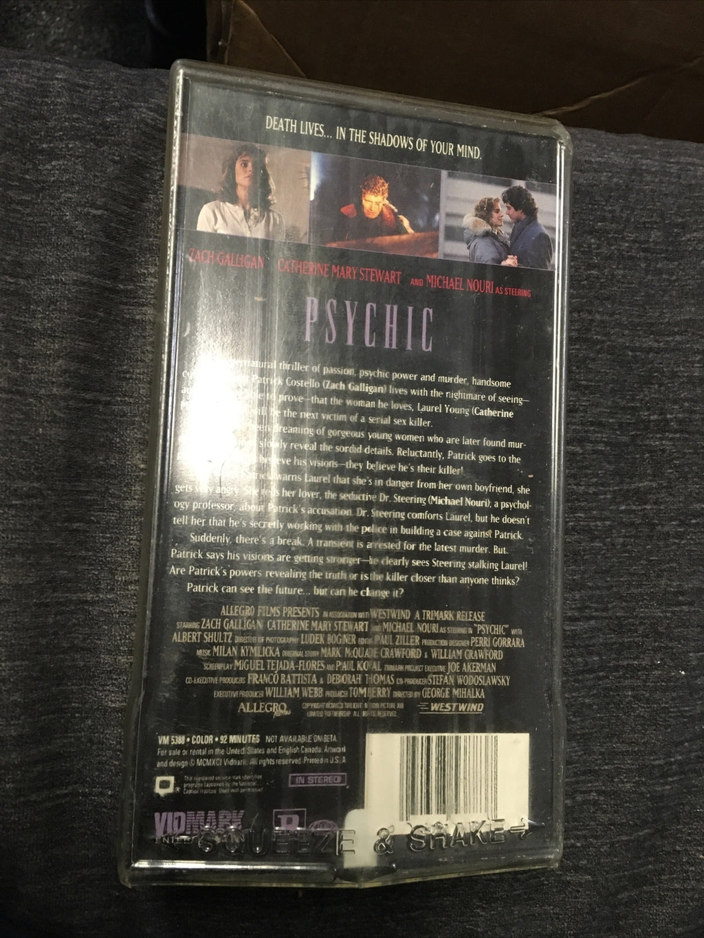 Rare B List Psychic VHS Horror Supernatural Thriller Horror Film2