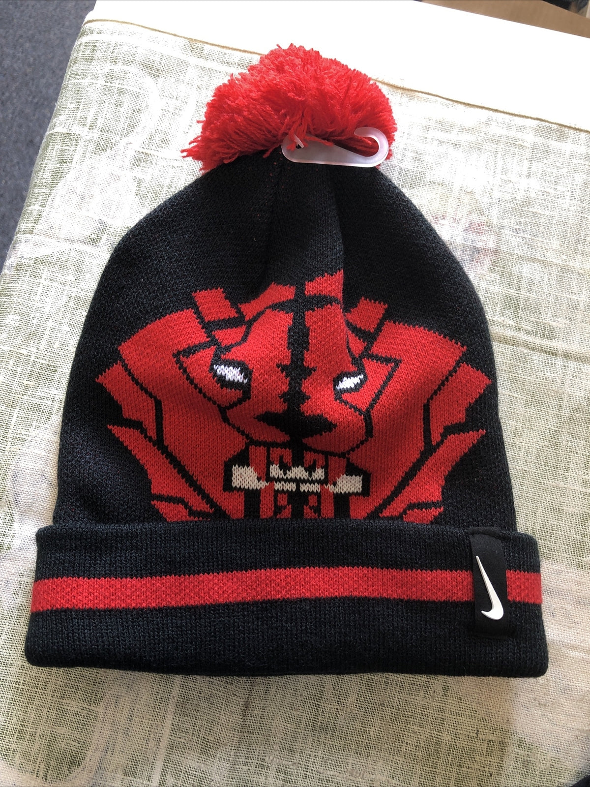 Nike Lebron Beanie Black/Red 8/20 NOS0