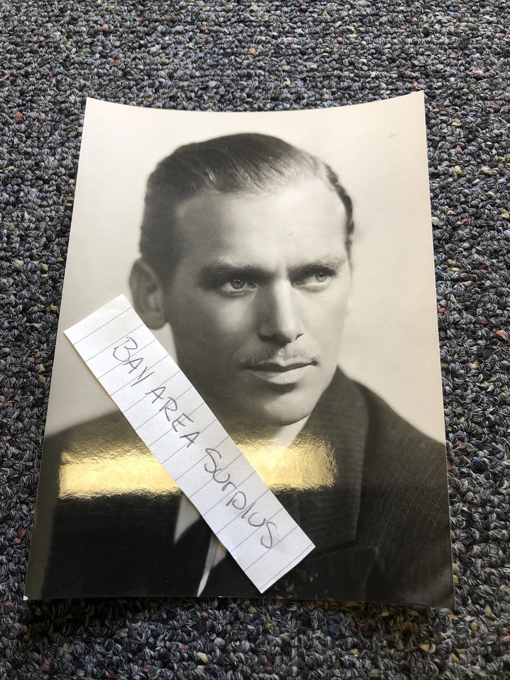 RARE Original Vintage Photo Of Doug Fairbanks Jr. CANDID 7”x5”0