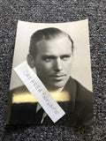 RARE Original Vintage Photo Of Doug Fairbanks Jr. CANDID 7”x5”0