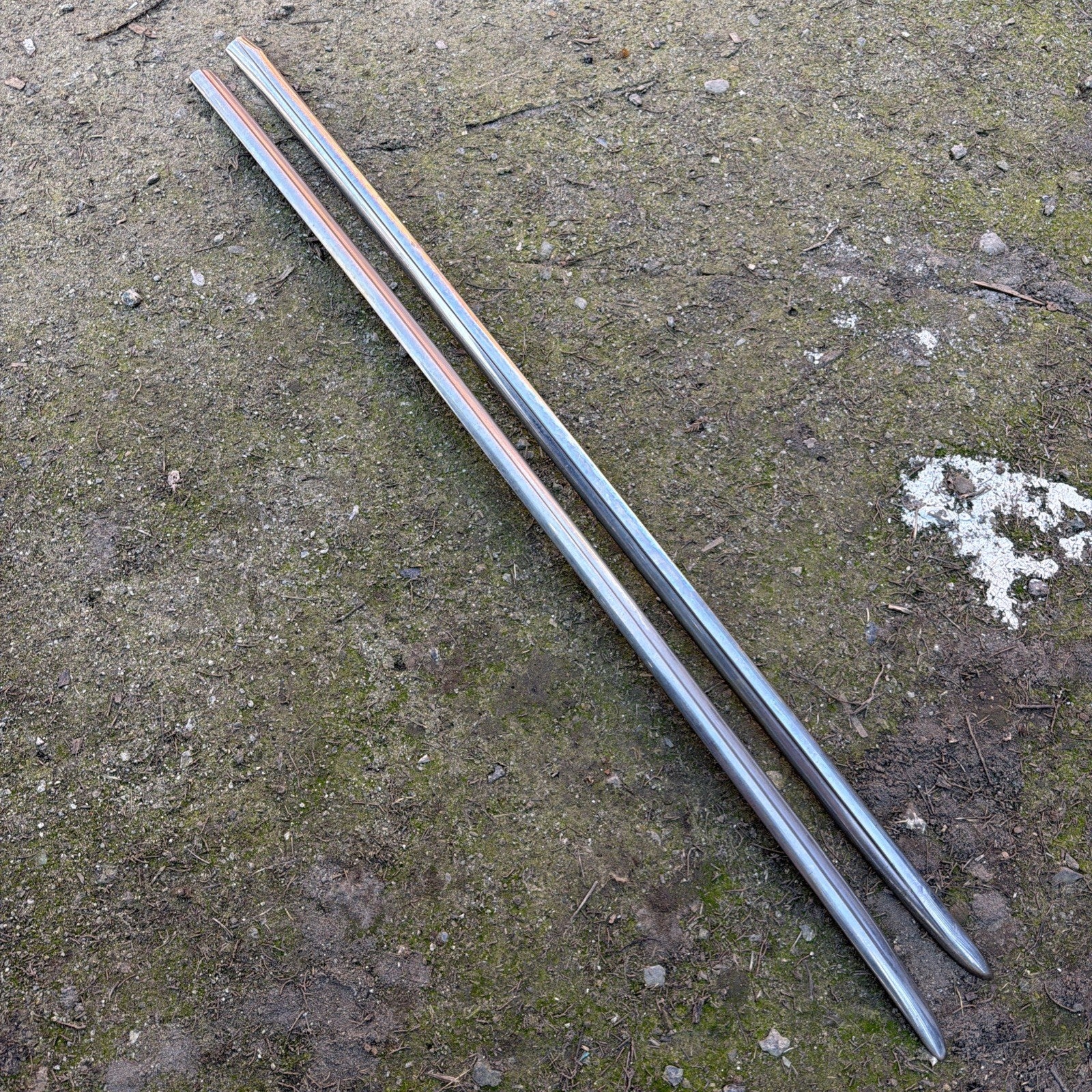 1948  DODGE 4-DOOR SEDAN DRIVER HOOD  MOLDING TRIM,  ORIGINAL PART0