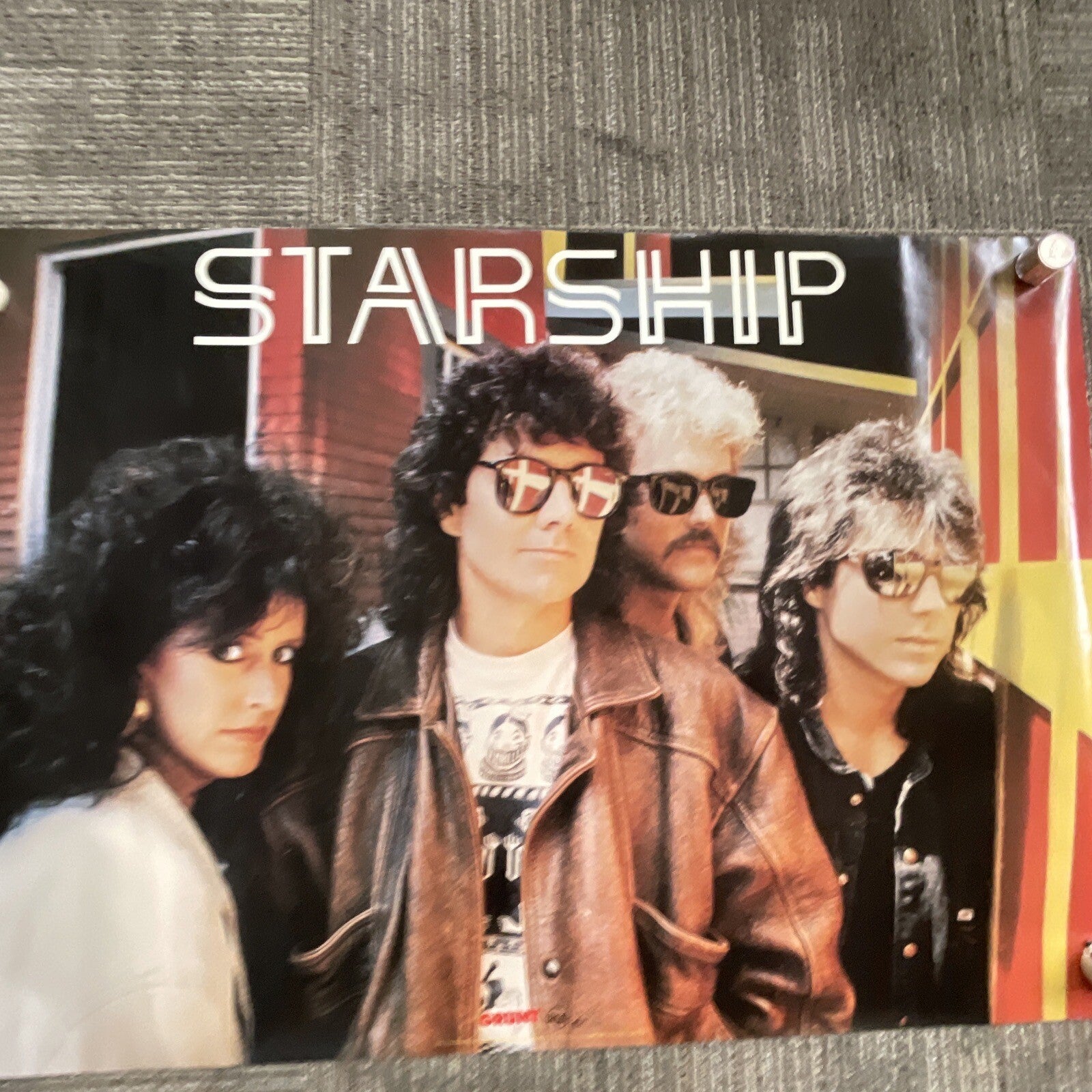 #40 1987 Starship Grunt RCA Record Store Promo Poster 24” X 36”8