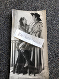 RARE Original Photo Of MERLE OBERON Candid Shot 9”x4.5”0