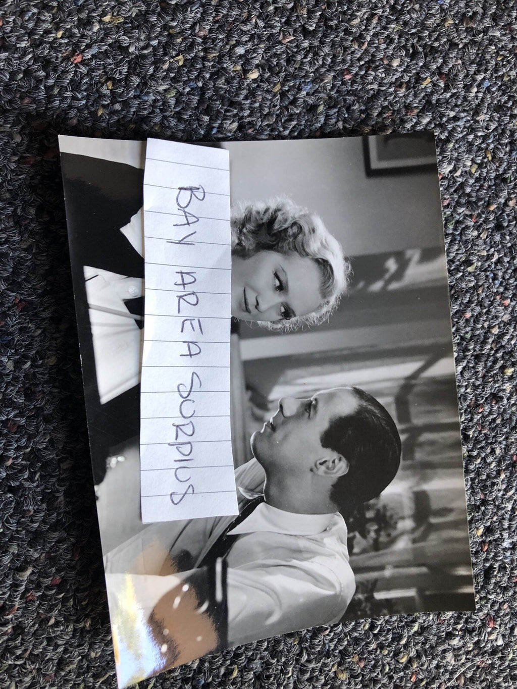 RARE Original Photo Of MIRIAM HOPKINS & REX HARRISON 5.5”x4”0
