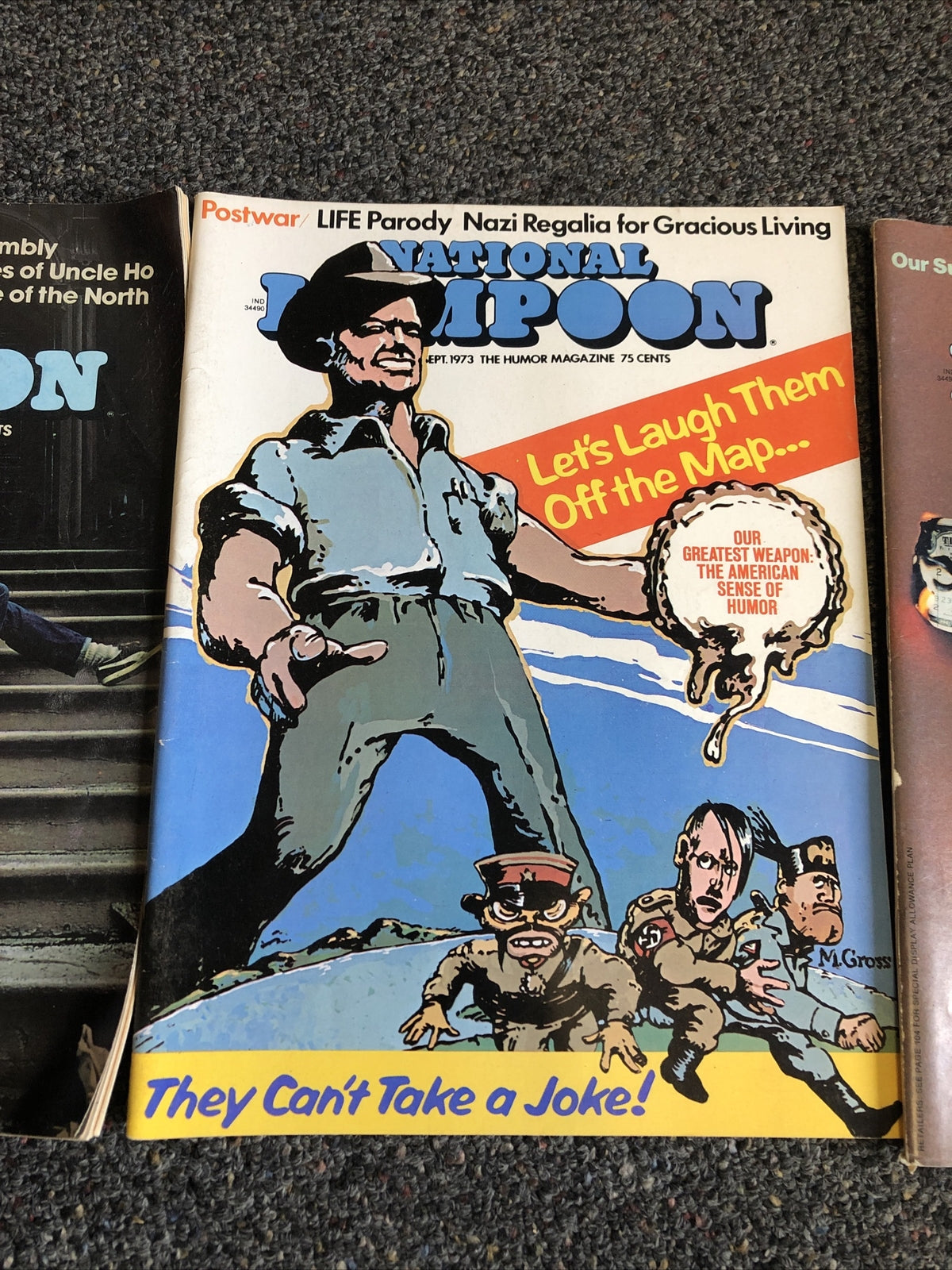 Lot Of 3 National Lampoon Magazines 1973- April, September & December2