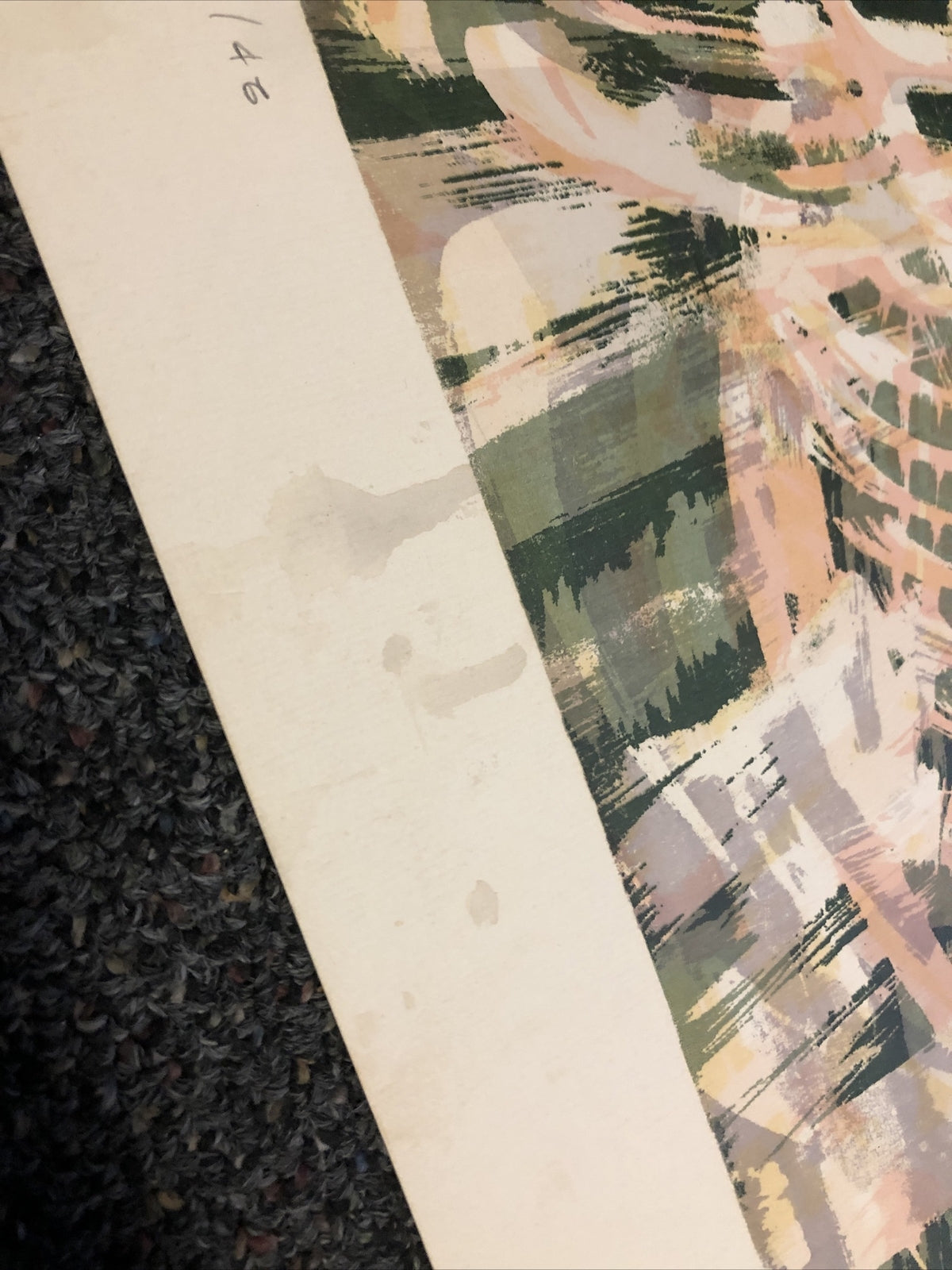 Robert Holdeman Signed Art Work Numbered 19/46 Measures 20”x13”7