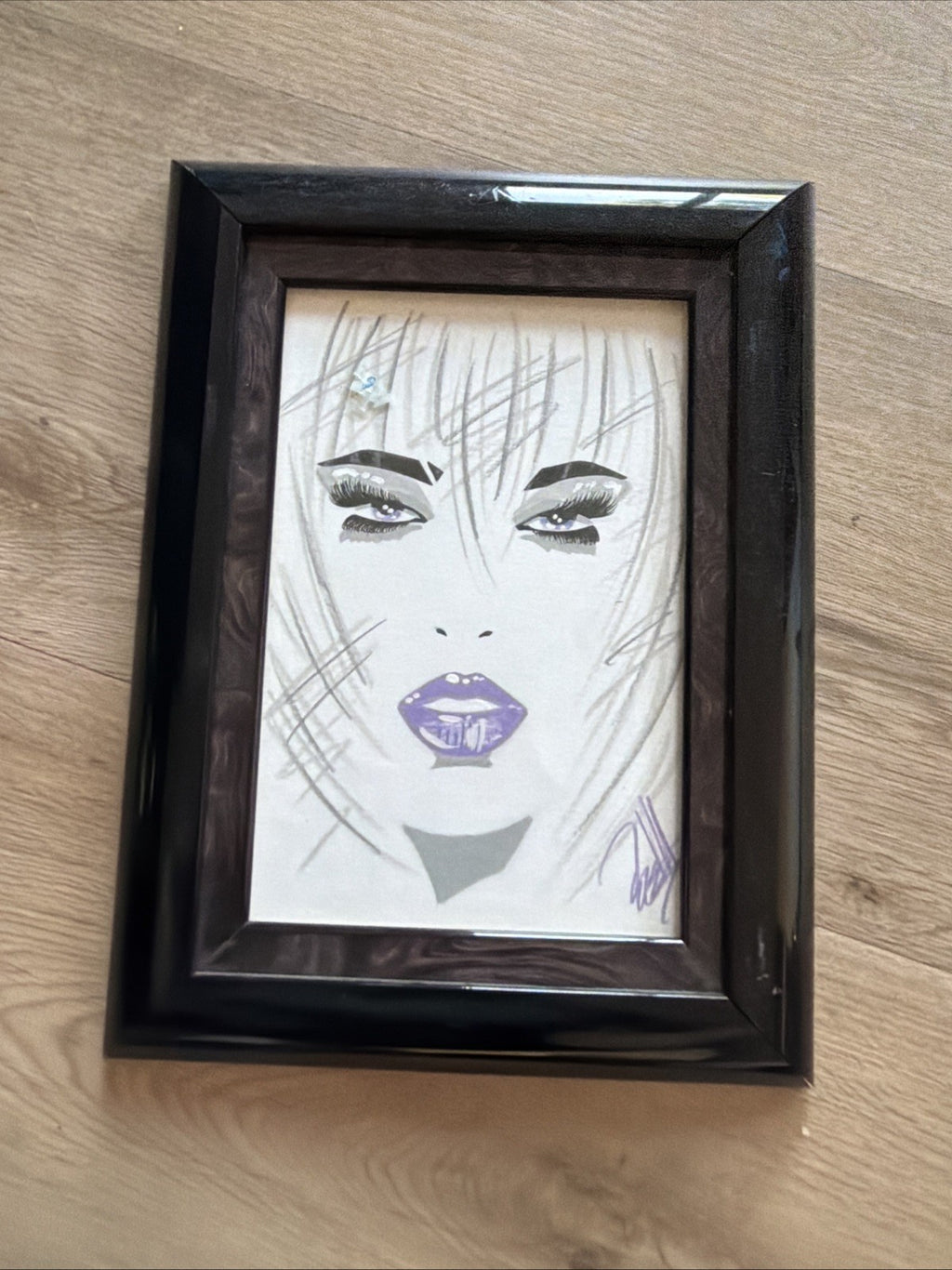Nice Original Art Signed Dennis Mukai??? Nagel?? Not Exactly Sure5