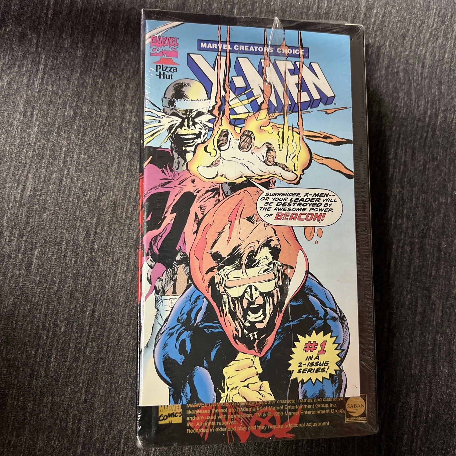 X-Men Creators Choice #1 Night of the Sentinels VHS Tape Factory Sealed Marvel1
