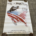 WHERE THE BUFFALO ROAM 1980 HUNTER  S THOMPSON Promo Poster Noel Young #490