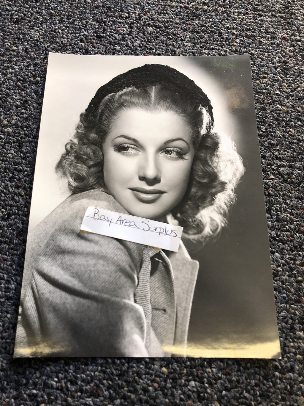 Rare Original Unpublished Glamour Photo Of Ann Sheridan 8”x6”0