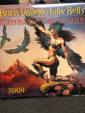 Authentic 2004 Boris Vallejo & Julie Bells Fantasy Wall Calendar NEW0