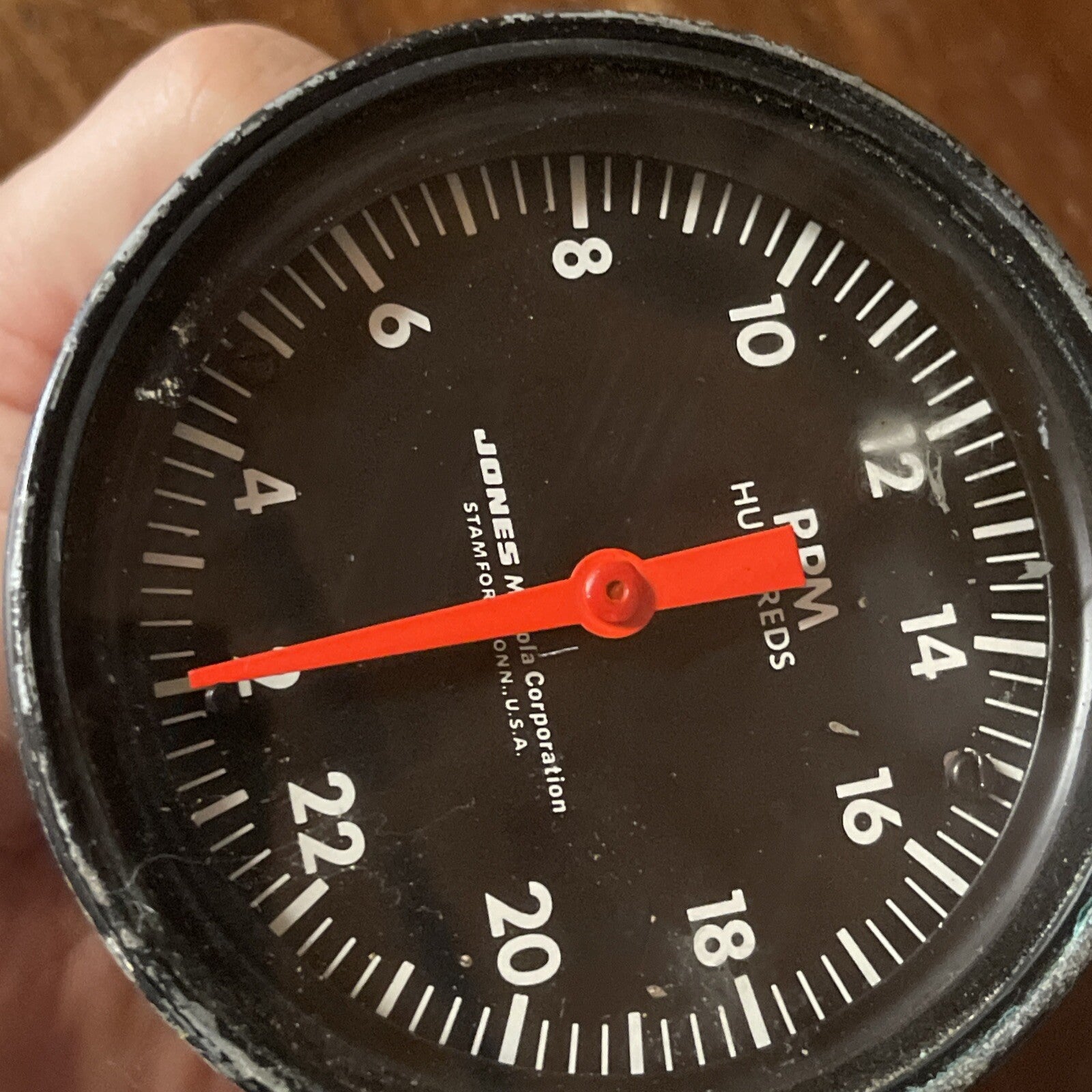 RARE JONES MOTOROLA VINTAGE TACHOMETER AUTOMOTIVE MARINE ORIGINAL Gauge8