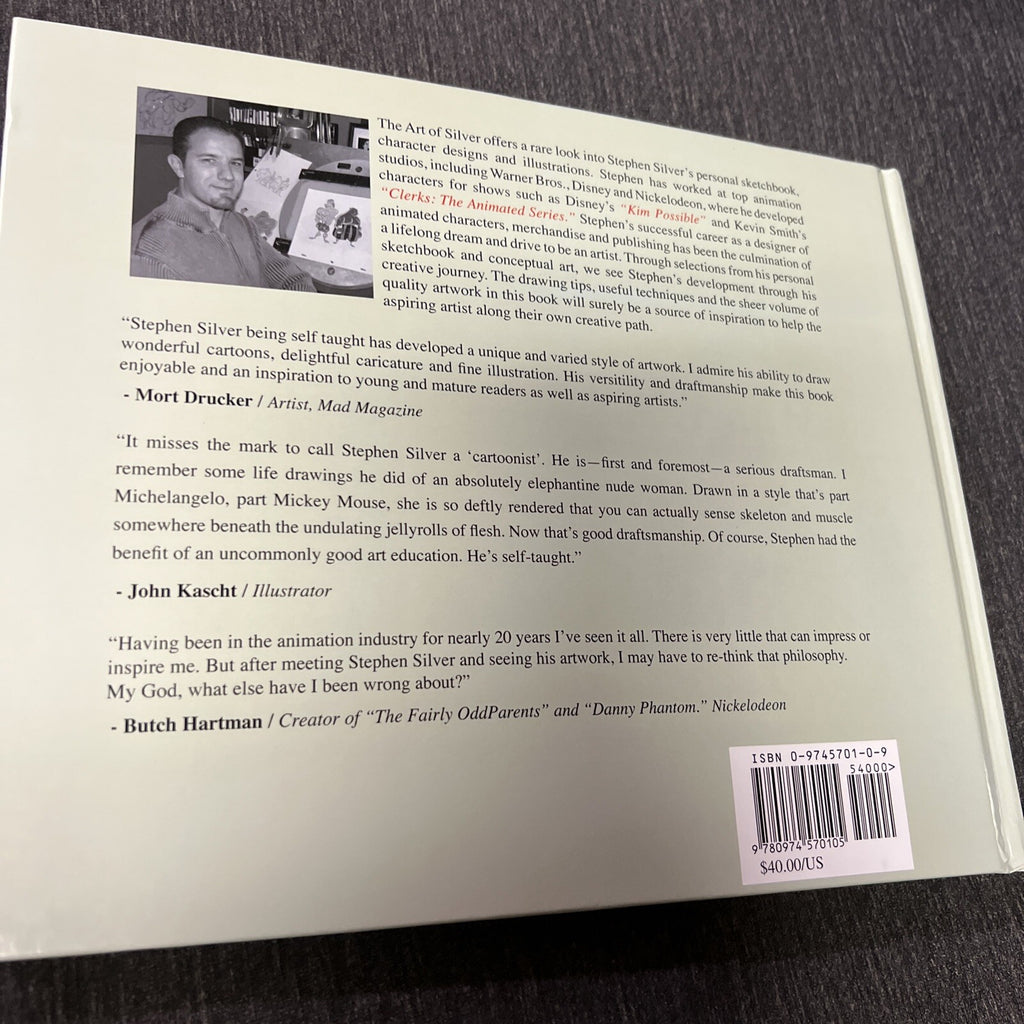 The Art of Silver Stephen Silver’s Personal Sketchbook Art Book SIGNED By Silver6