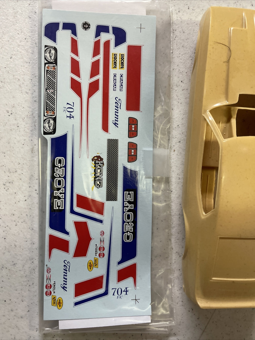 Ford Mustang Resin Body Model Kit W DECALS Tommy Grove1