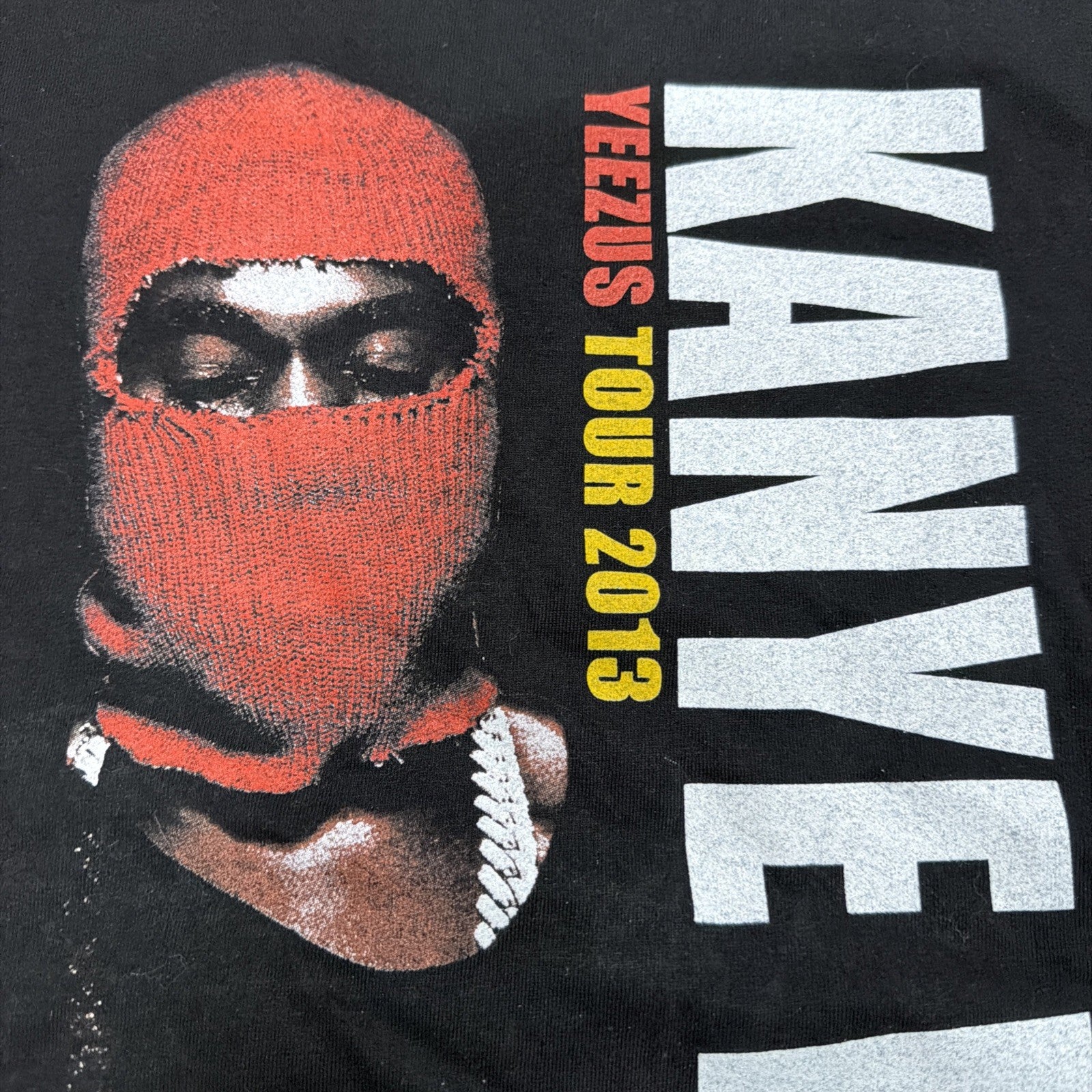 RARE Yeezus Tour Shirt 2013 Kanye West Kendrick Lamar Size Small Ye1