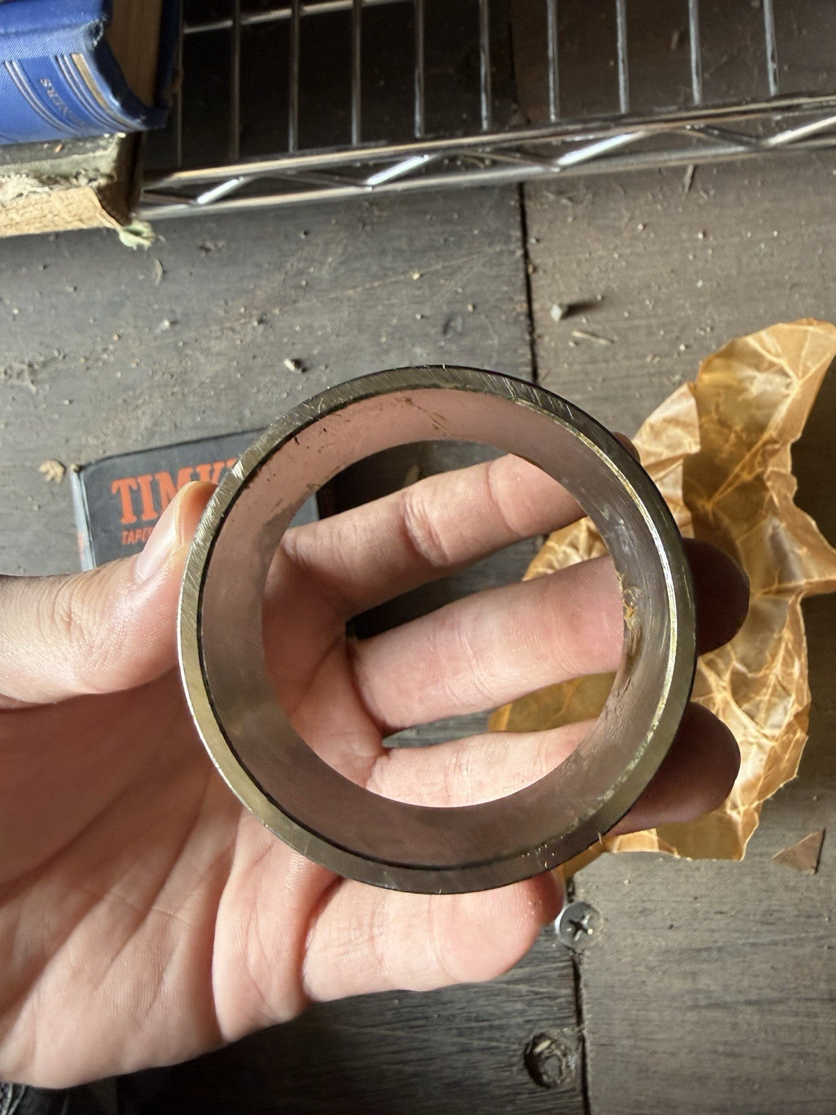NEW Timken 15250-X Tapered Roller Bearing Cup NOS Made in USA 15250X Cup8