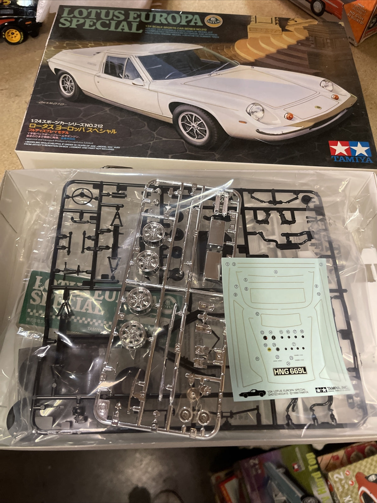 Tamiya 1/24 Lotus Europa Special Model Kit Rare!1