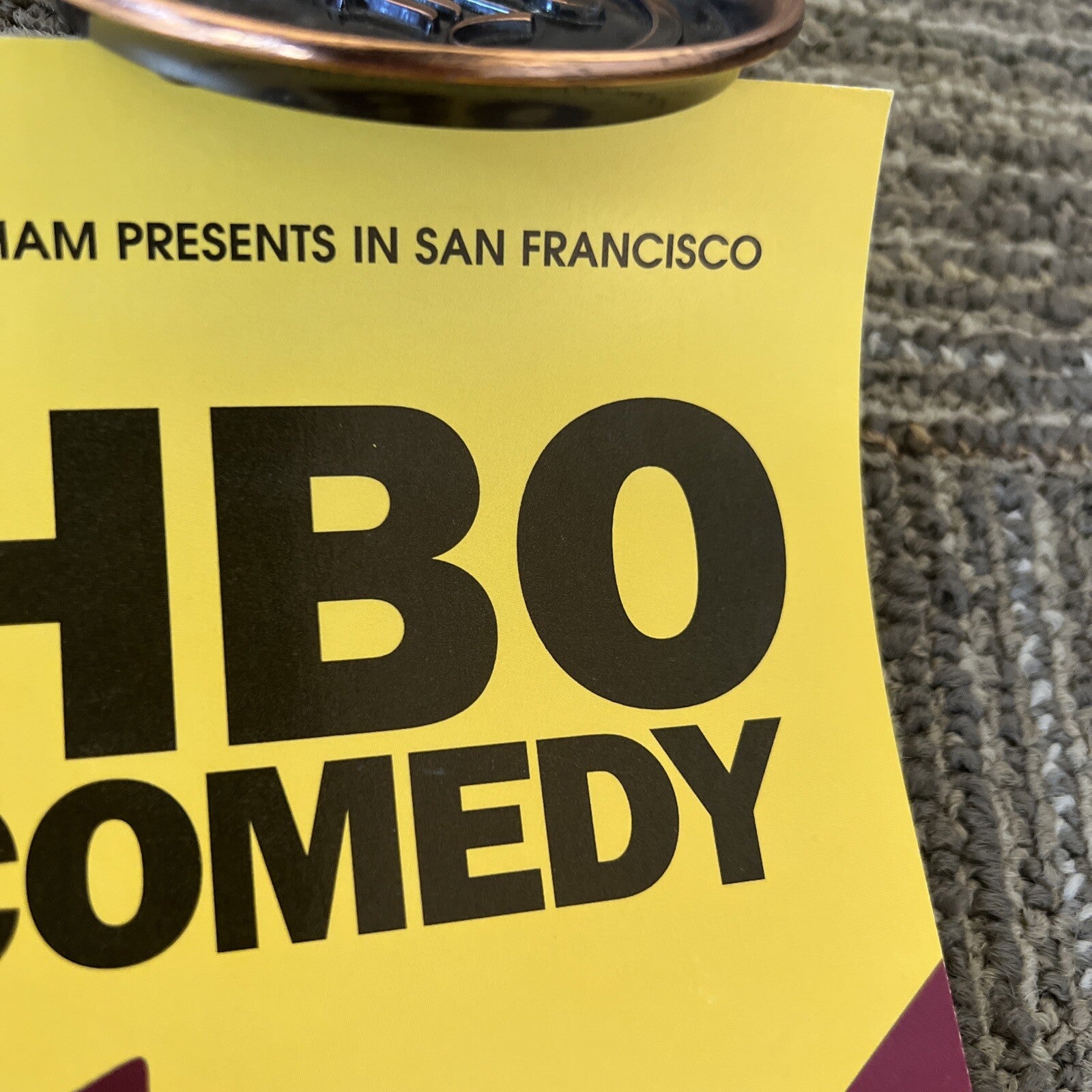 Vintage Bobcat Goldthwait Poster  1995 HBO Comedy , Bill Graham in San Francisco4