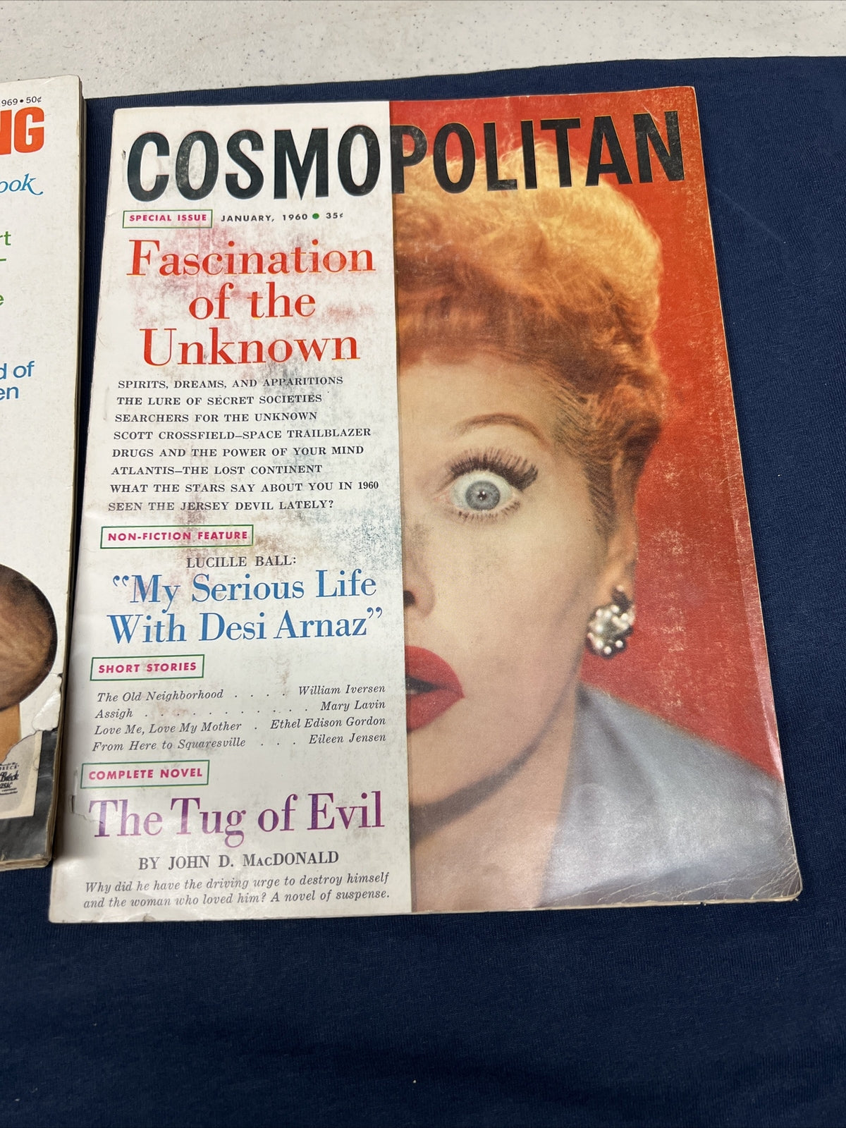 1969 NOVEMBER GOOD HOUSEKEEPING - COSMOPOLITAN JAN 1960 - Vintage Magazines 19603