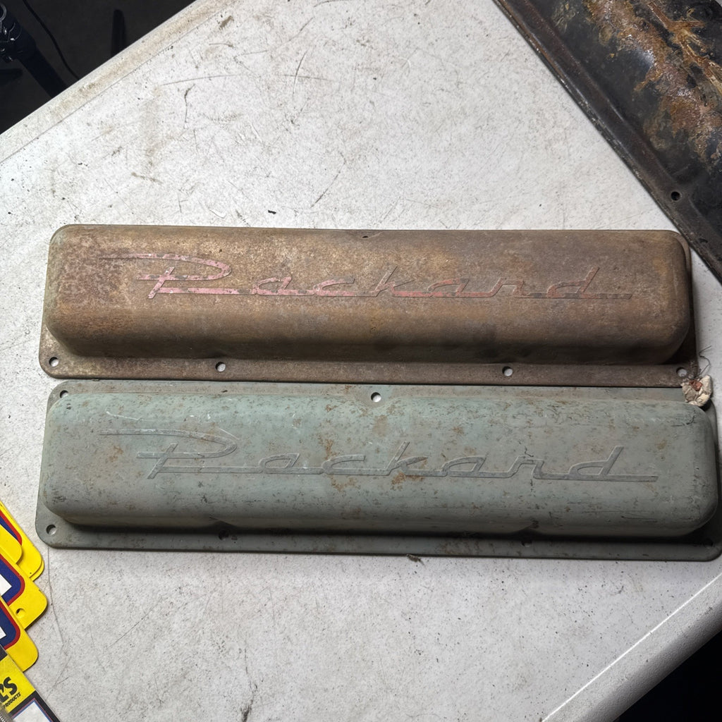 Vintage Packard Valve Cover – Pair – Original – Rat Rod scta0