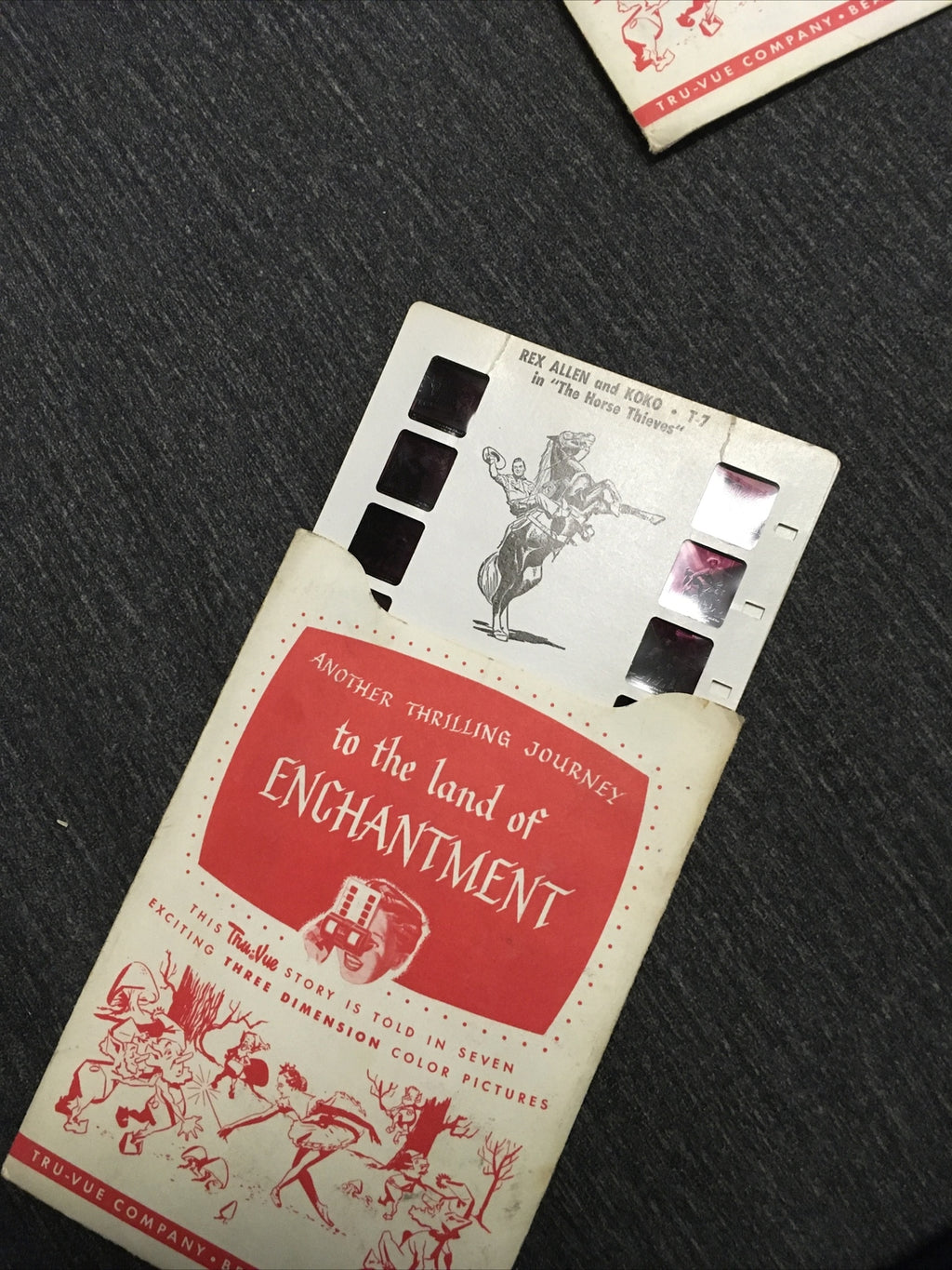 Lot Of 5 Land of Enchantment Tru-Vue, 1950s Another Thrilling Journey Oregon4