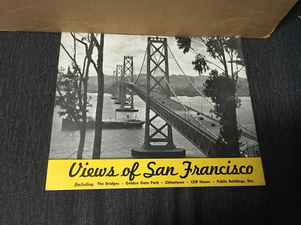 60s Souveir View Book Of San Francisco E. A. Burbank Great Looking1