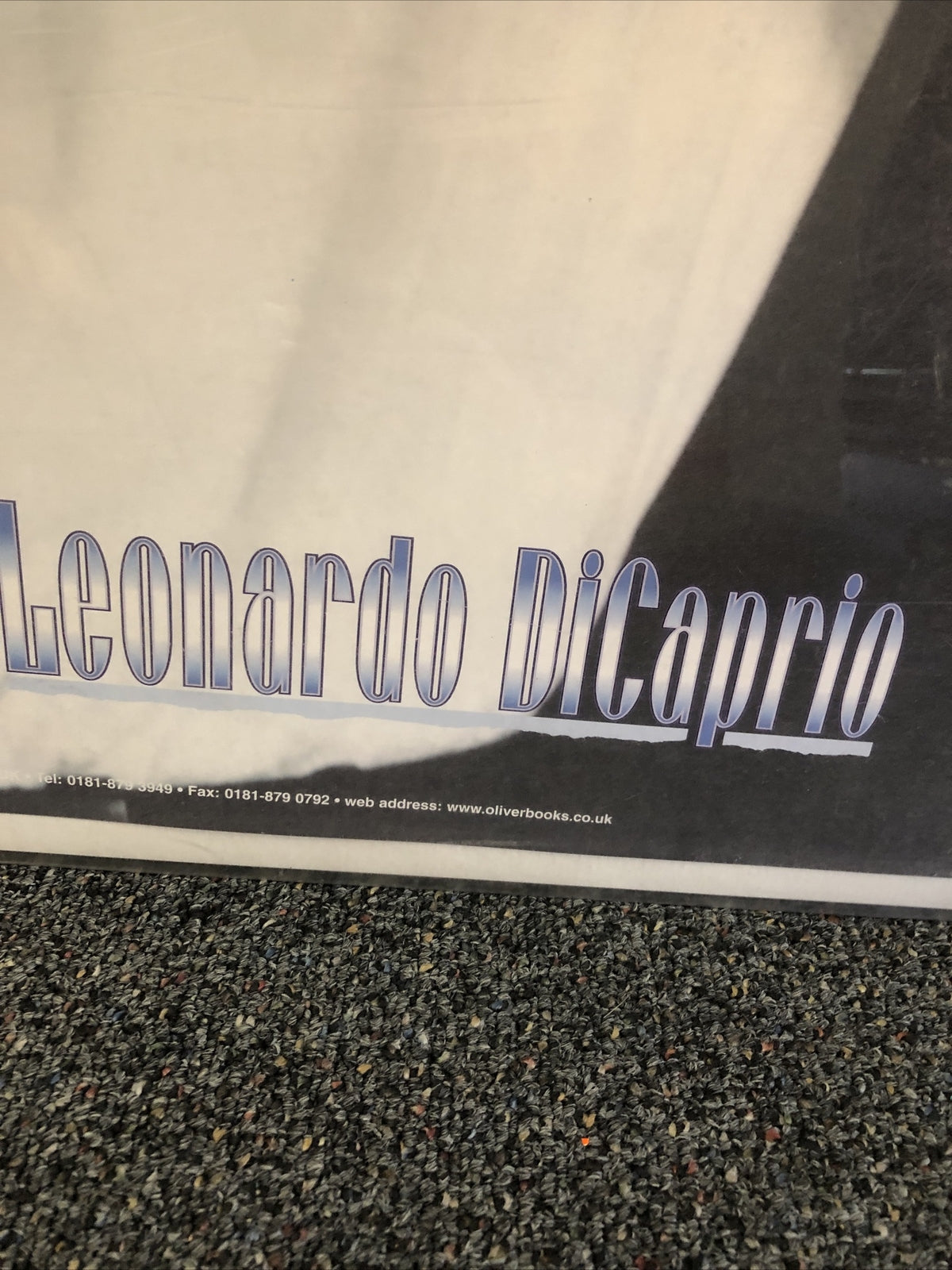 Vintage Young Leonardo DiCaprio Poster 35.5”x23.5”1