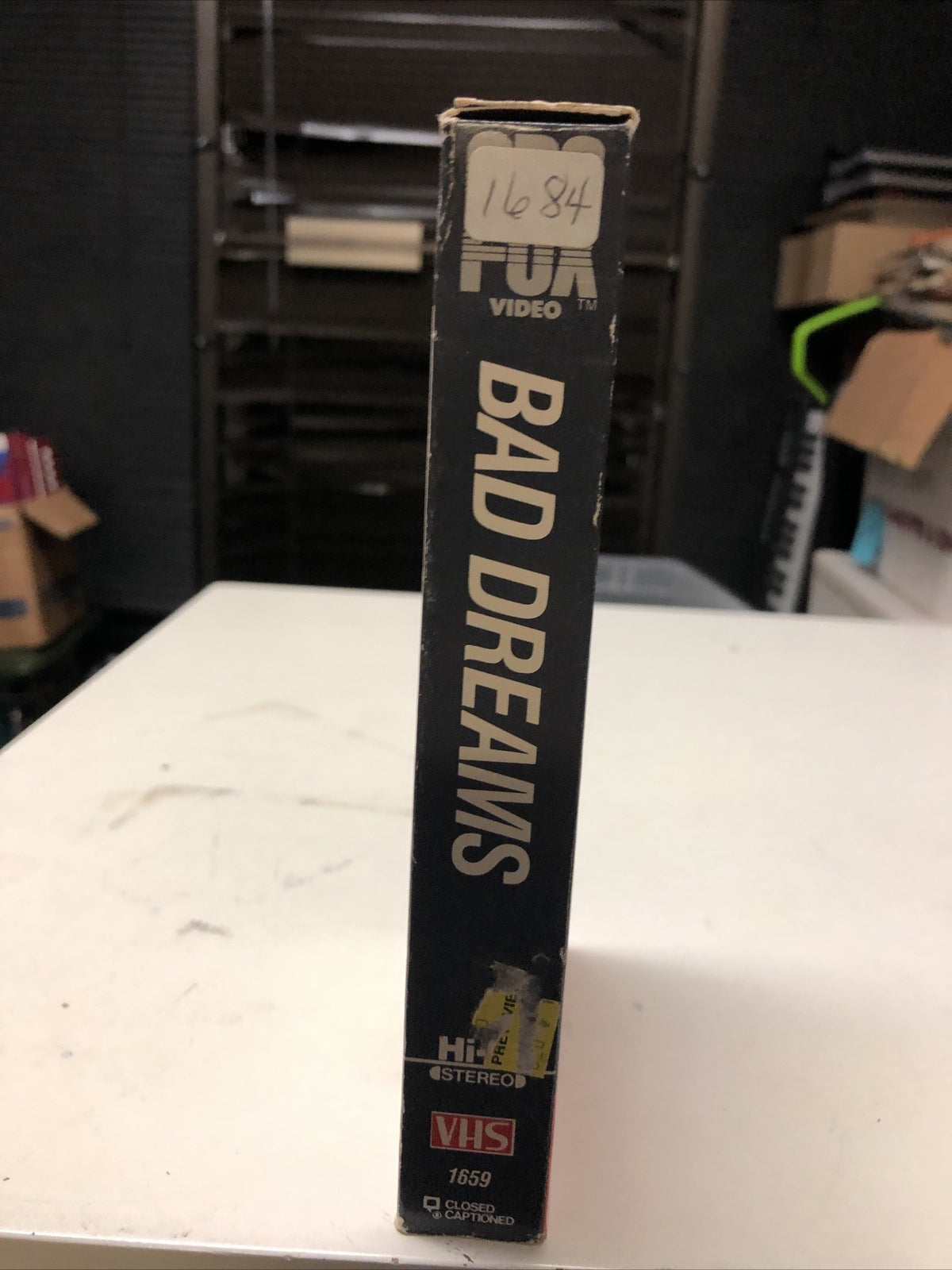 Bad Dreams VHS, 1988 Jennifer Rubin, Rare Horror Cult Classic Thriller B List1