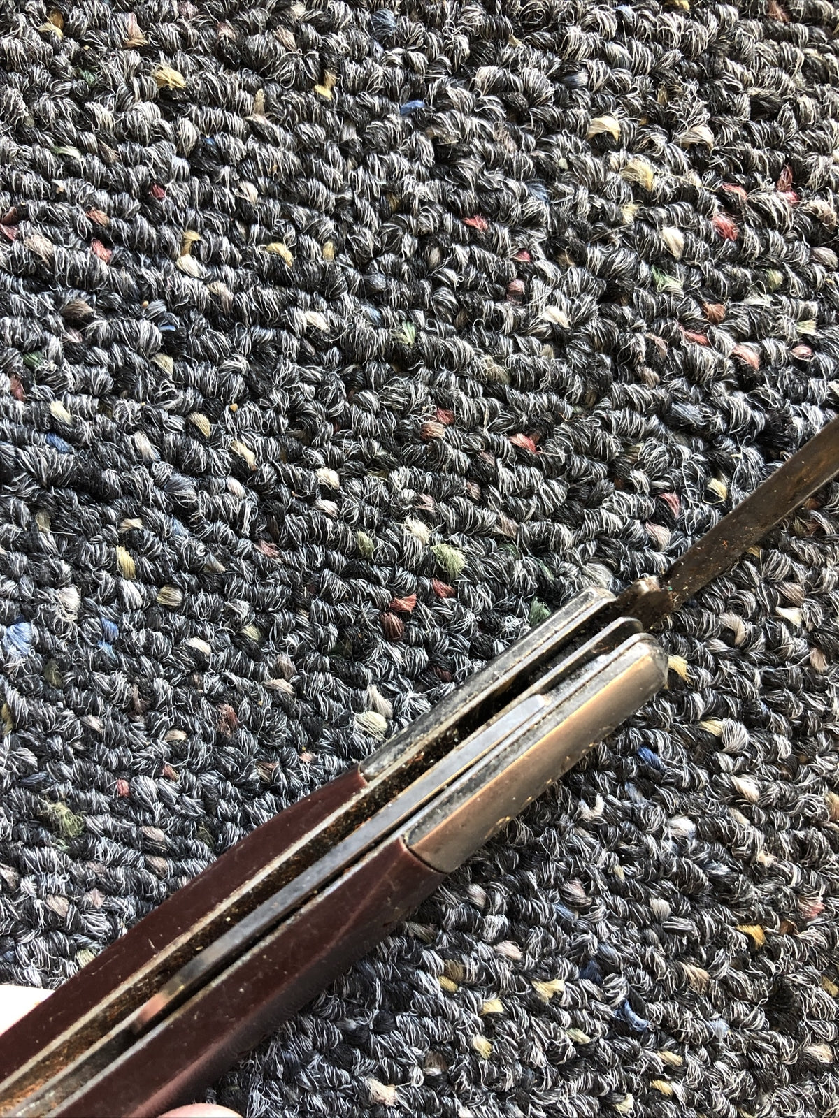 Vintage BARLOW Brown Pocketknife Folding Knife 2 Blades4
