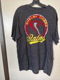 Shelby Cobra Racing Mens Fifth Sun Graphic T-Shirt Gray Heather Velour Design M0