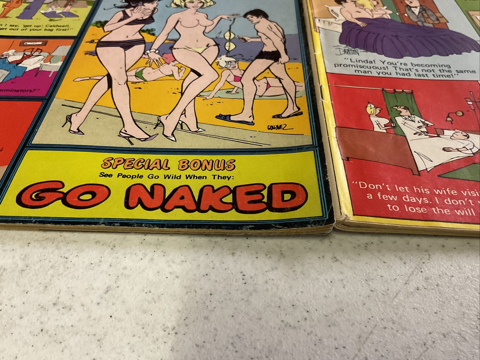 Vintage Curtis Cartoon Laughs  -  Adult Cartoon Humour Magazine Lot Of 23