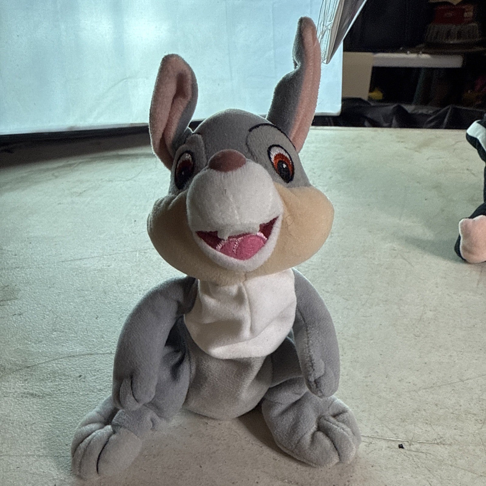 Disney Store 90s Mini bean bag plush character Flower Thumper Bambi 3 with tags1