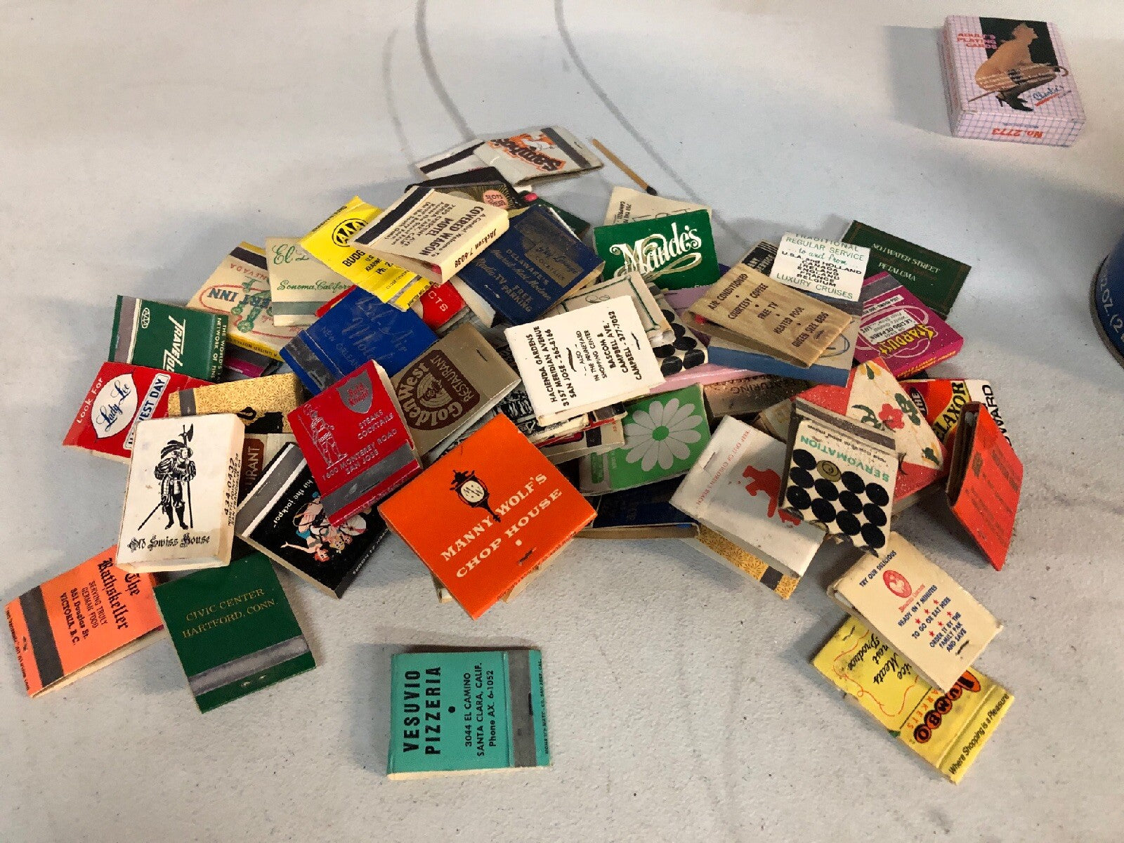 Vintage matchbook collection0