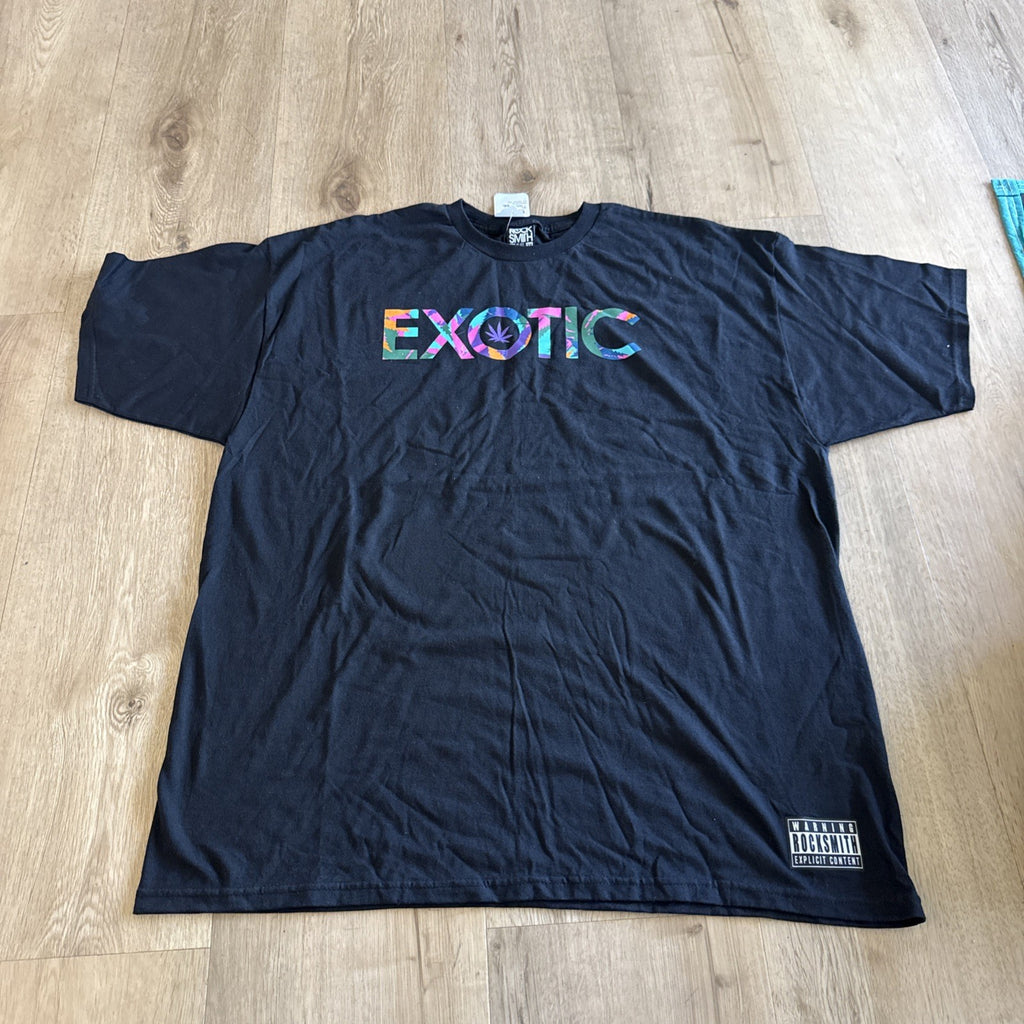 Rock Smith “Exotic” Black Shirt Explicit Content Size 2XL NOS0