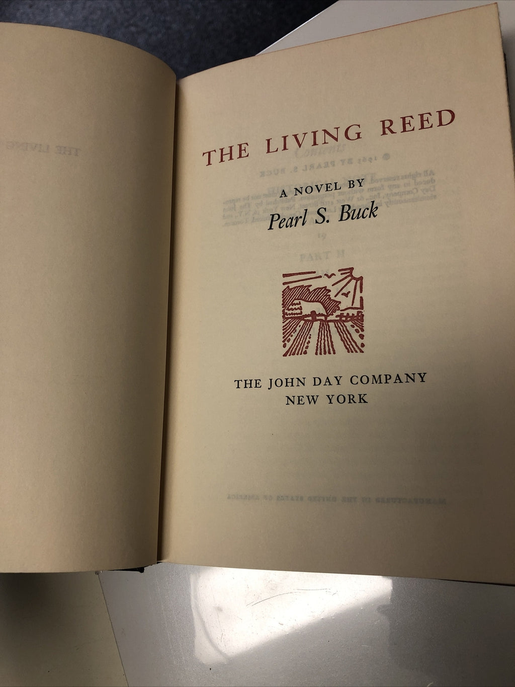 The Living Reed | Pearl S. Buck | 1963 | Hardcover4