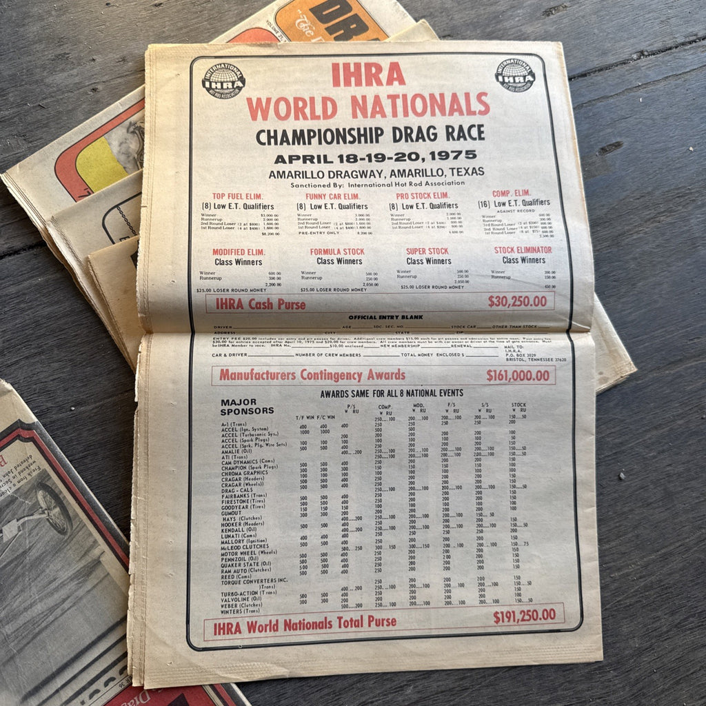 Vintage Drag News Magazine 1975 Volume 20-21 Drag Racing NHRA Don Garlits Lot4