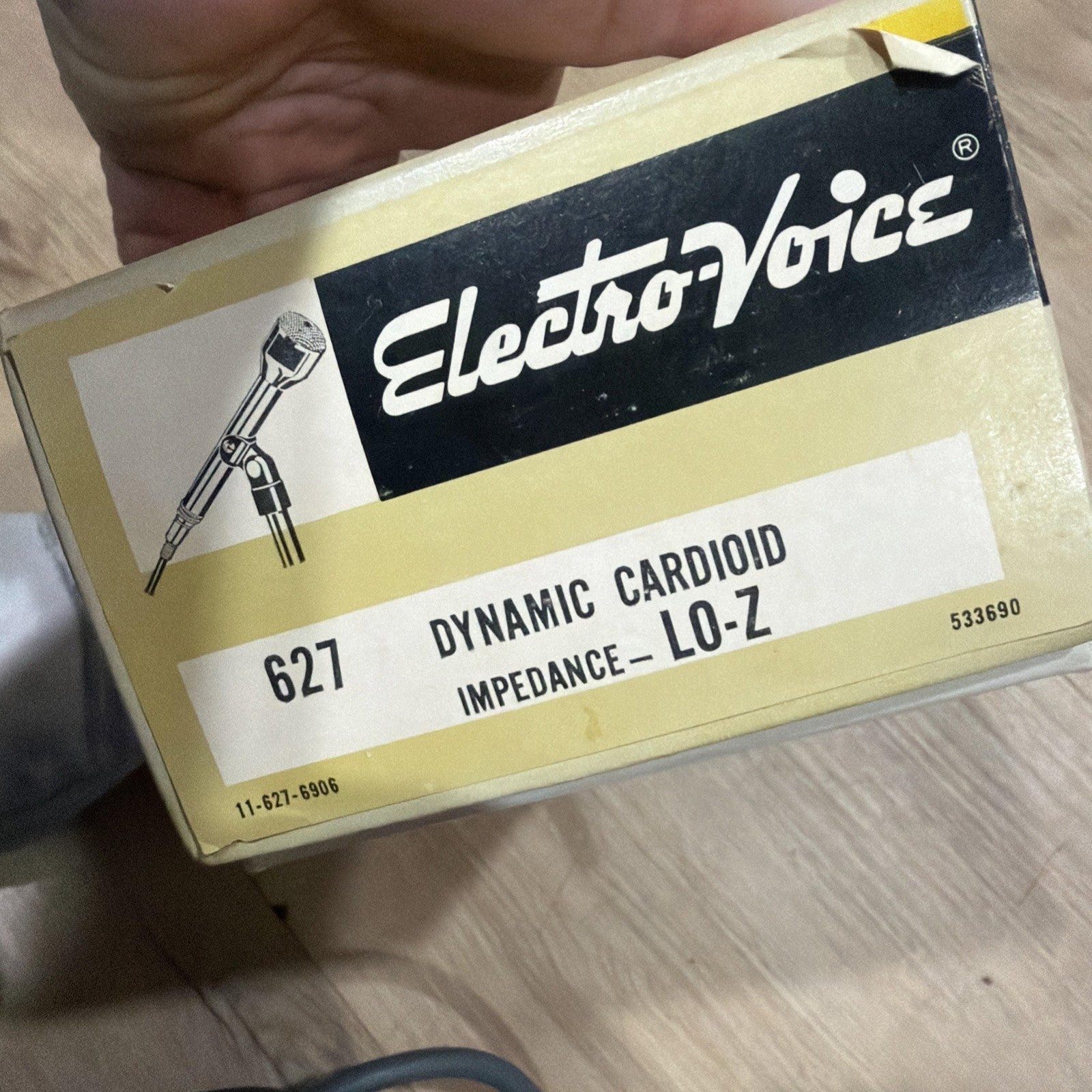 Vintage Electro-Voice 627 LO-Z Dynamic Cardioid Microphone (Untested)6
