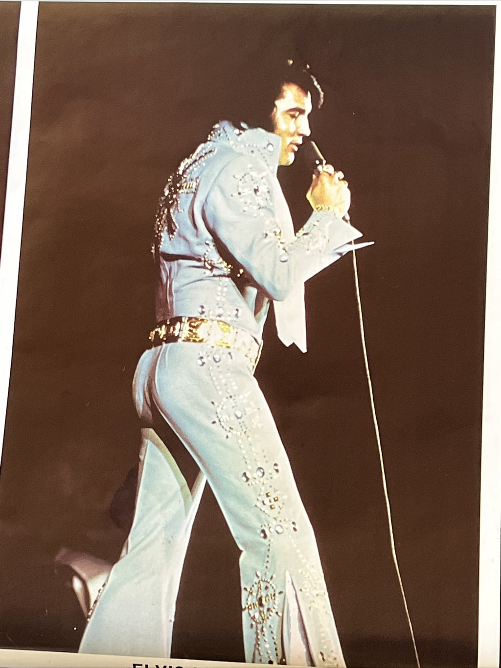 Elvis in Concert 1978 Boxcar Enterprises Inc 100% Original Promo Poster #3610