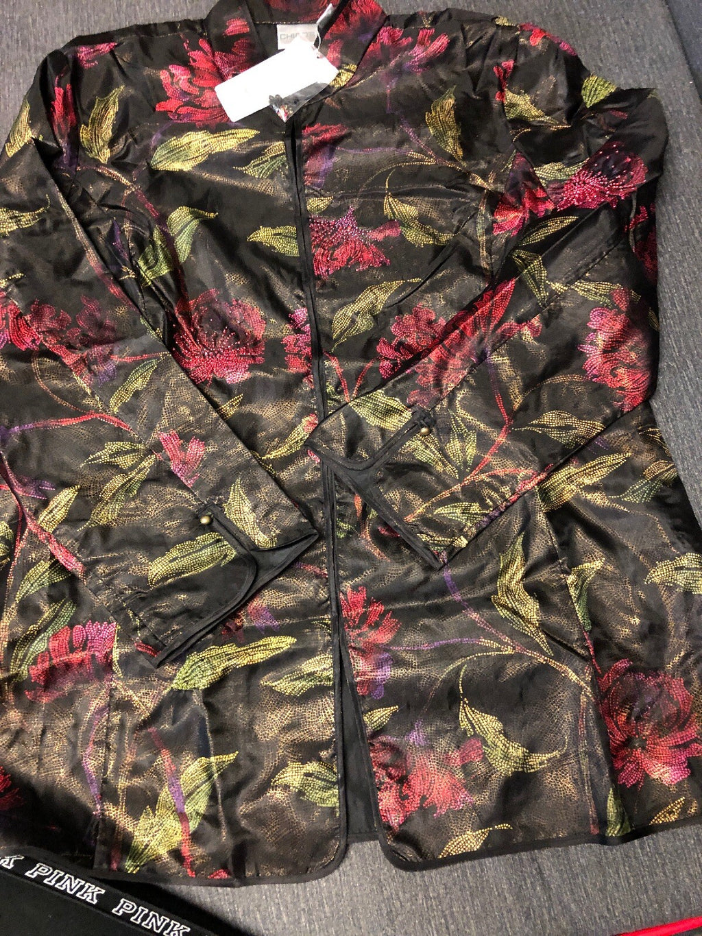 Lot Of 3, CHICO'S  Long Cardigan Sweater 3, Mosaic Jacket 3, Academy Pants 25