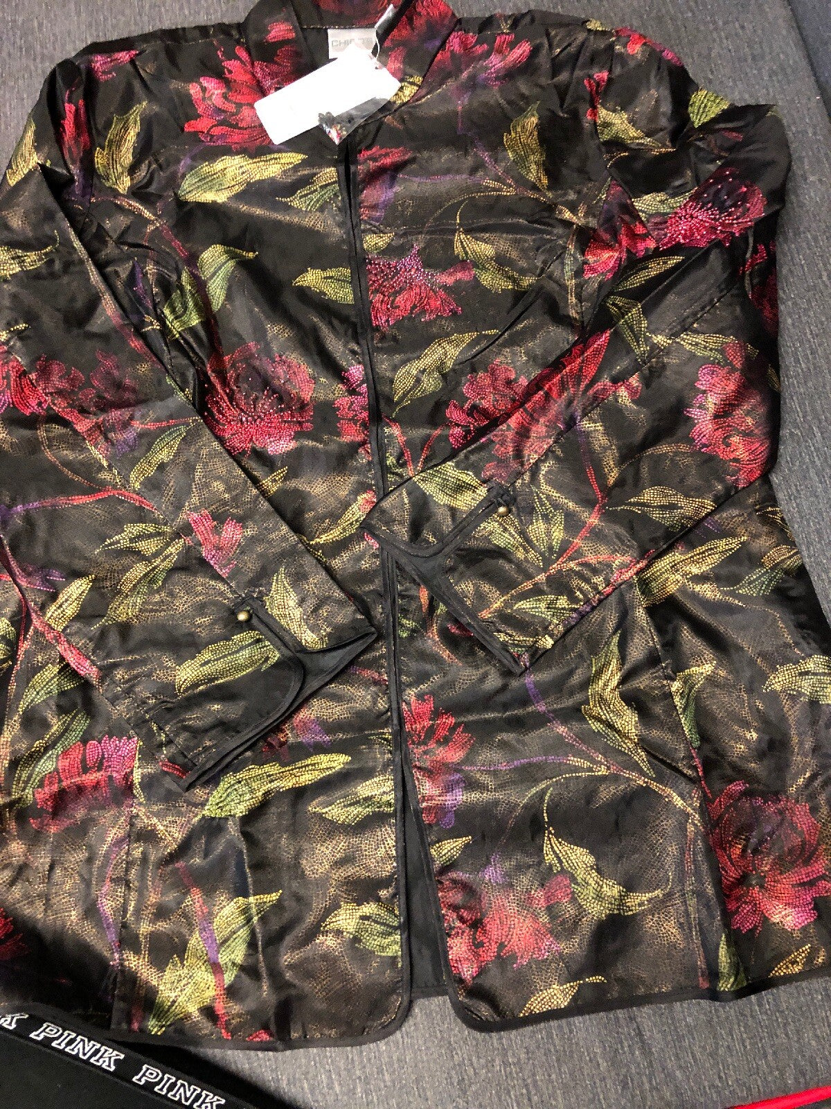 Lot Of 3, CHICO'S  Long Cardigan Sweater 3, Mosaic Jacket 3, Academy Pants 25