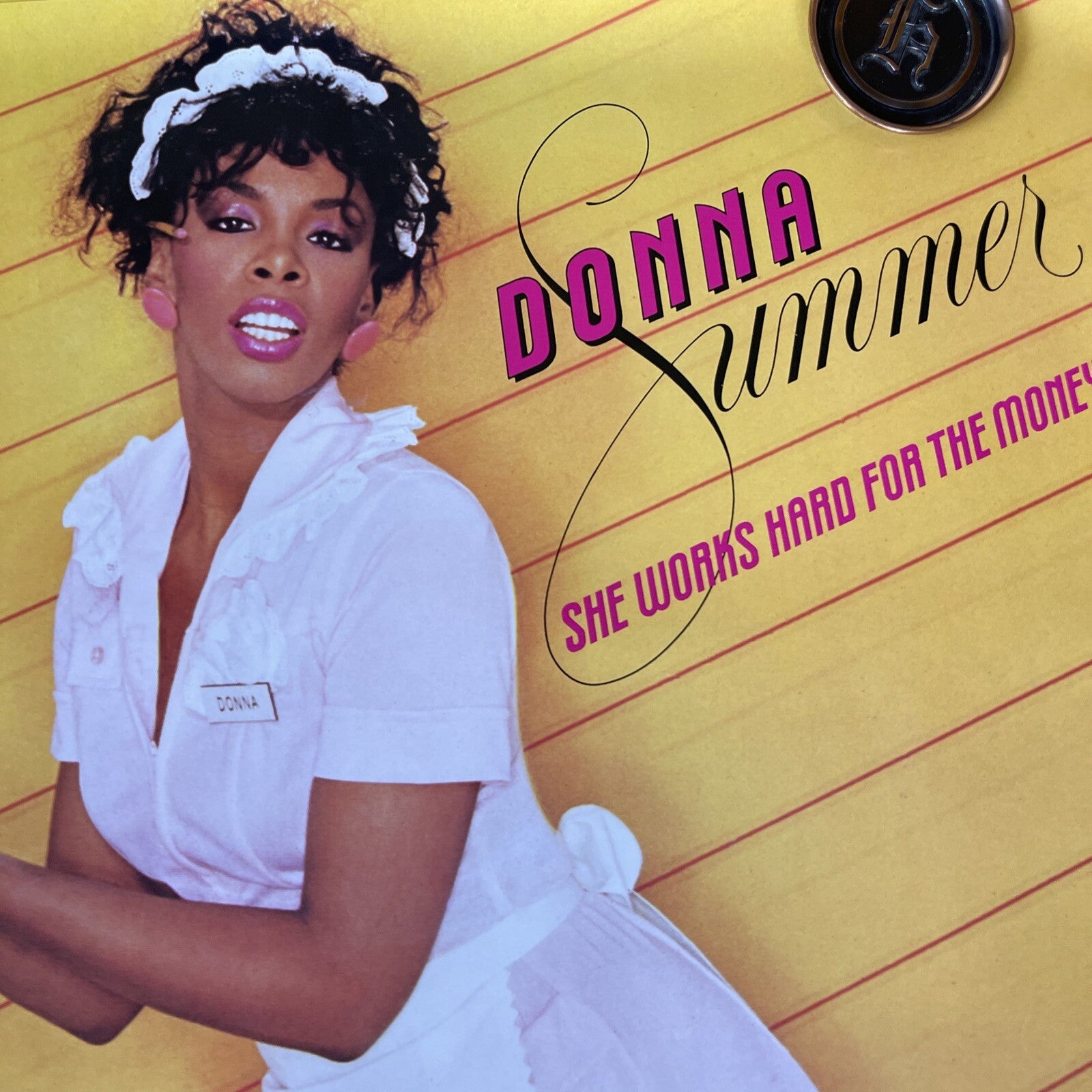 #149 1983 Donna Summer Hard For The Money Record Promo Poster 34” x 22”3