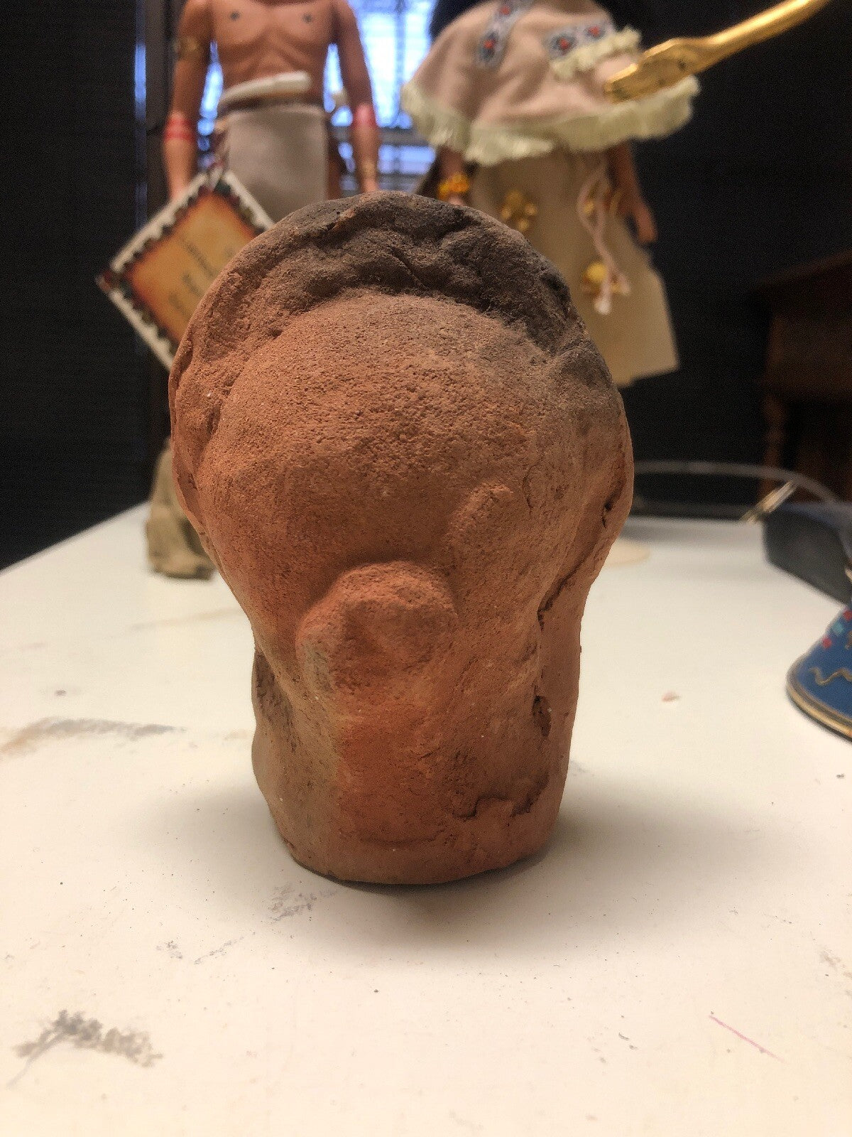Vintage Clay Lot Women Head Unknown Date3