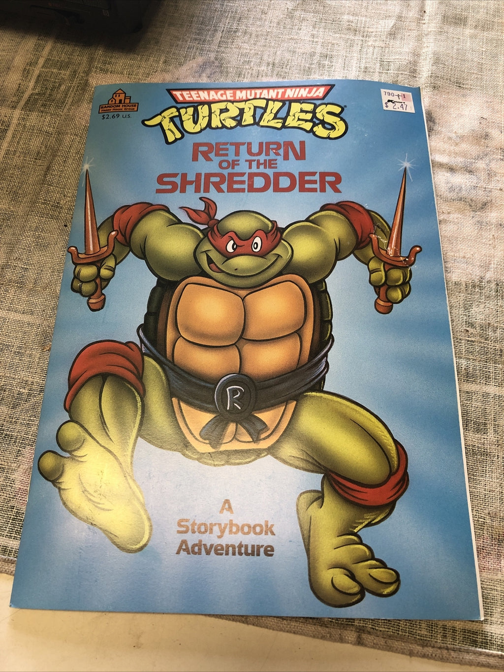 1990 Teenage Mutant Ninja Turtles Return Of The Shredder Storybook Adventure0