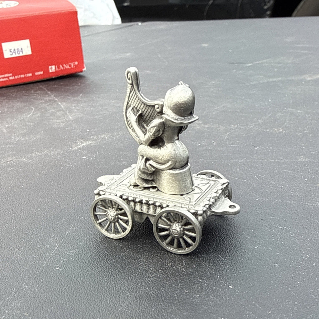 Walt Disney Railroad Hudson Pewter Music Band Train Rare Pc. “Snow White & Harp6