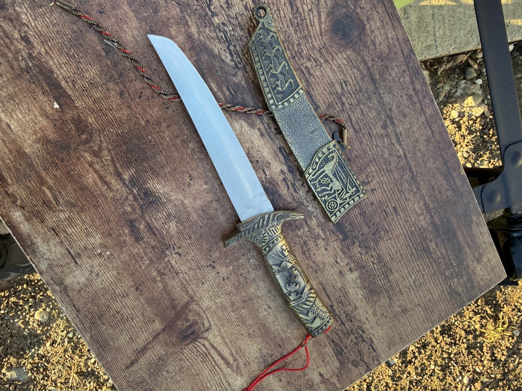 Rare Asian Style Metal Cased Knife Dagger2