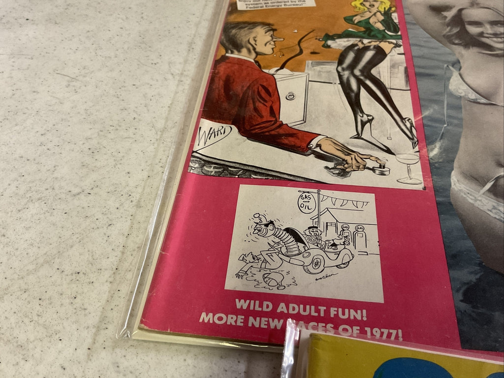 Vintage Cartoon Fun and Comedy Magazine Lot Of 5 Cartoons and Pinups - 1977-817