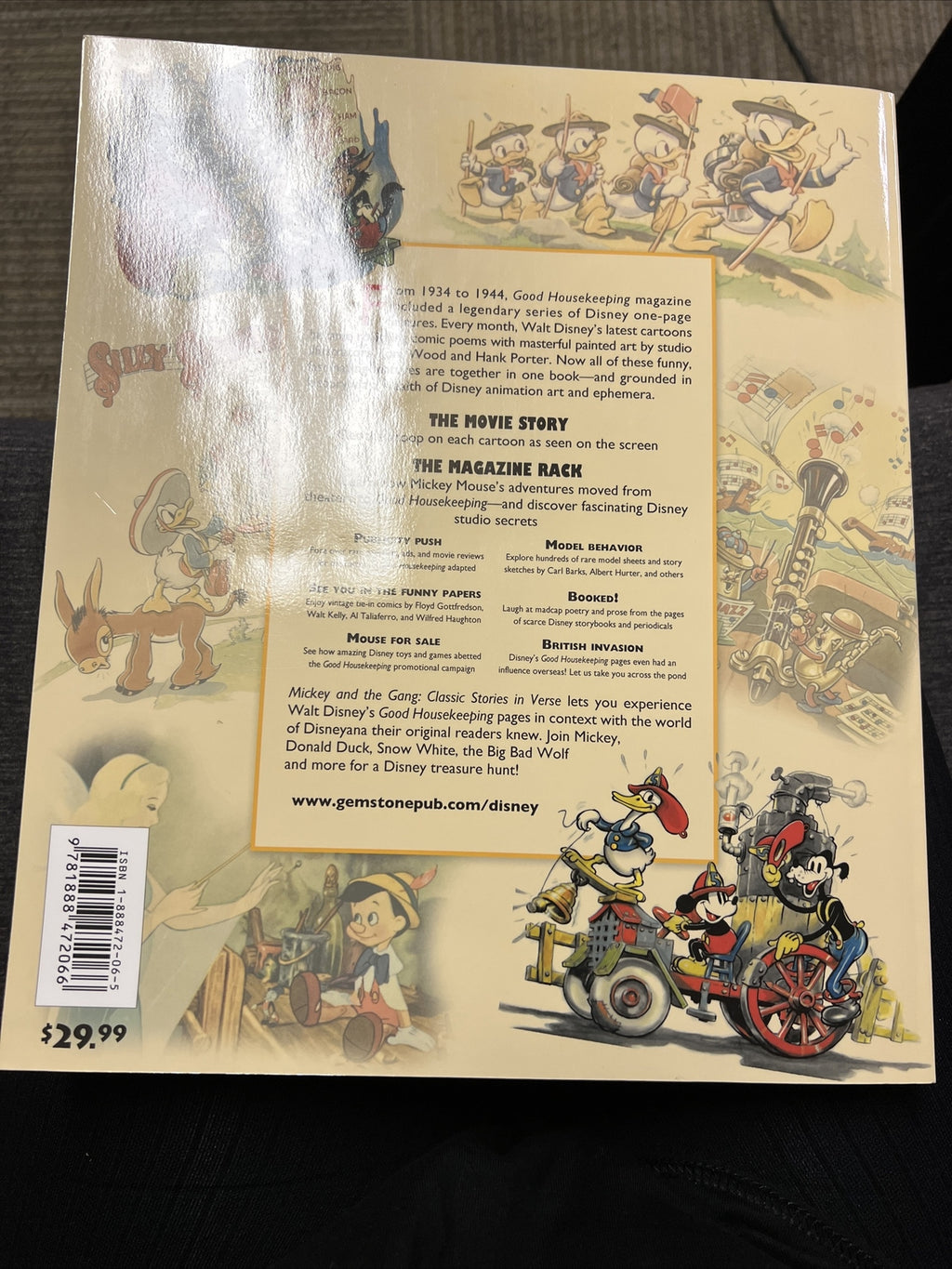 Walt Disney's Mickey and the Gang Classic Stories in Verse Vintage Magazine Art 5