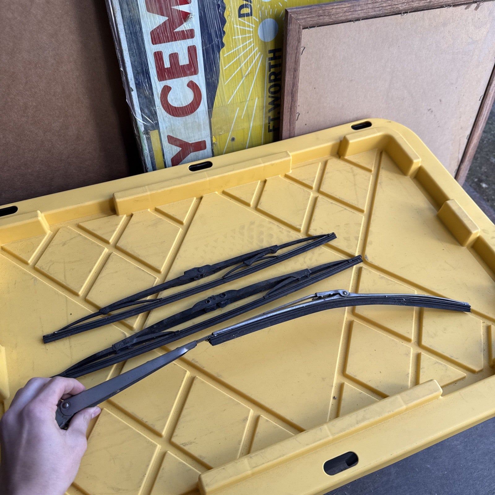 Set of Three VTG Windshield Wiper Blades Classic Car Hot Rod 18”&15" ANCO TRICO0