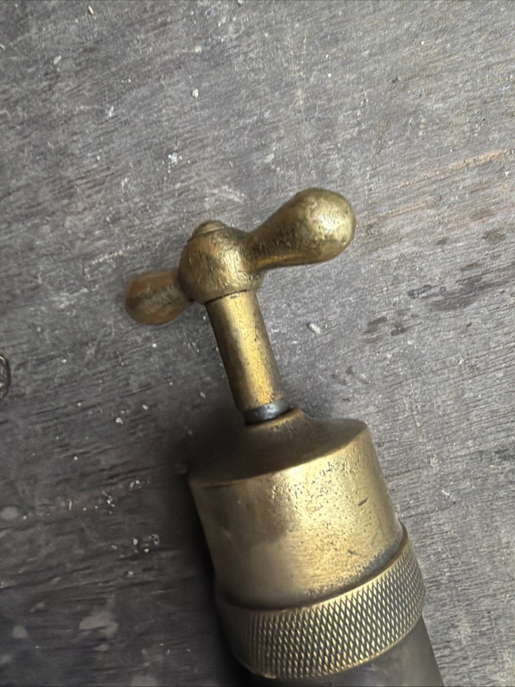 Critz lubricator grease gun brass era Packard duesenberg big car rare4