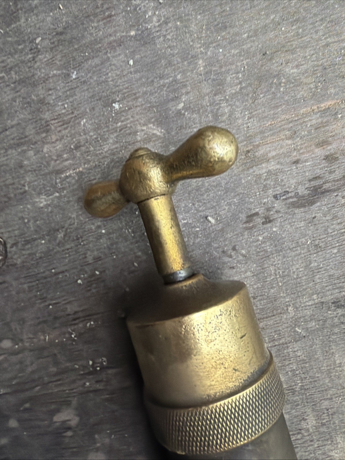 Critz lubricator grease gun brass era Packard duesenberg big car rare4